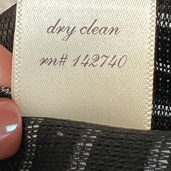 Blue Rain Women's Black and White‎ Stripe Pleated Mini Skirt Size L NEW - Picture 5 of 7